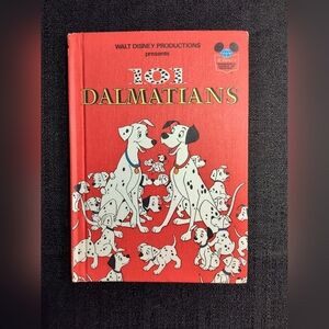 Vintage 101 Dalmatian book Disney hardcover